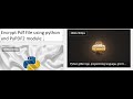 Pdf Encryption using python and custom password .PyPDF2 Module Expalin.