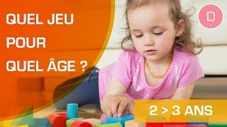 Quels jeux pour un enfant de 2 à 3 ans ? - Quel jeu pour quel âge ?