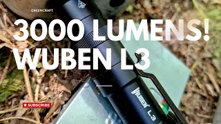 WUBEN L3 3000 lumens!!!!!