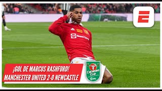RASHFORD es una MÁQUINA GOLEADORA y ya tiene al Manchester United ganando 2-0 | Carabao Cup