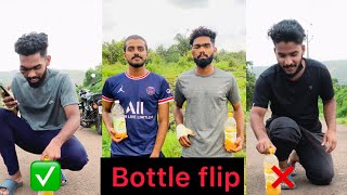 Bottle flip challenge 🔥🔥 #shorts #ikkashibu