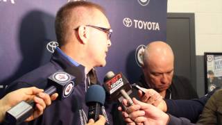 Jets head coach Paul Maurice on Alex Burmistrov