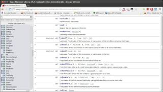 Sequential Search (using Scala)