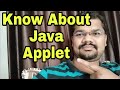 Java Applet Tutorial | Java Applet Life Cycle | Hello World Applet Program in Java