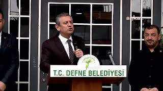 Özgür Özel, Defne Belediyesi'nde | Hatay