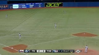 TB@TOR: Escobar makes a leaping catch to rob a hit