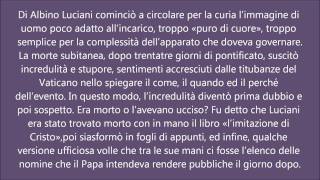 Delitto in Vaticano -la morte di Papa Luciani -Giovanni Paolo primo