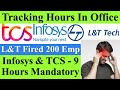 TCS & Infosys Started Tracking 9 Hours in Office? L&T Fired 200 Employees? Bad News #tcs #capgemini