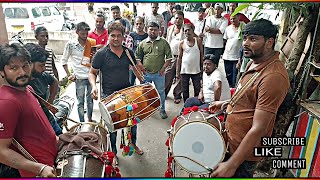 Ustad Shri Ravi Dholi Dhol Playing With His Boys.