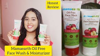 Mamaearth Oil Free Face Wash And Moisturizer | Apple Cider Vinegar Skincare Products