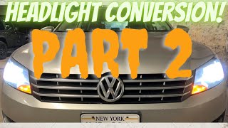 VW Passat B7 LED headlight Direct FIT!