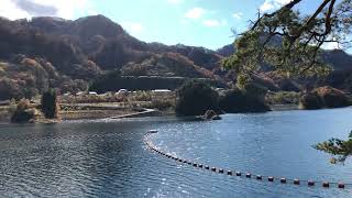 日本の風景 群馬県八ッ場ダム ヤンバダム   やんば見放台 あがつま湖