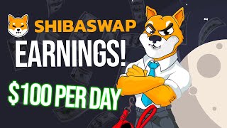 SHIBASWAP EARNINGS! HOW MUCH YOU CAN MAKE WITH SHIBASWAP! (SHIBA INU COIN, LEASH, BONE, INVEST)