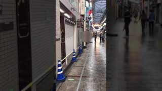 東京都北区　十条銀座商店街　2019.10.12   16時　【大型台風】