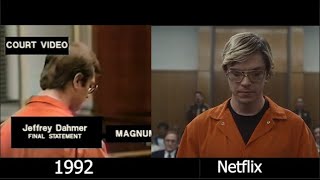 Jeffrey dahmer's final statement 1992 vs Netflix