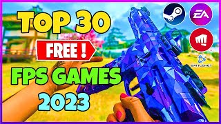 TOP 30 *FREE* FPS Games to play in 2023🔥| (Online/Multiplayer)