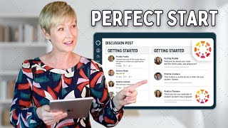 START Your CANVAS Class with this DISCUSSION POST