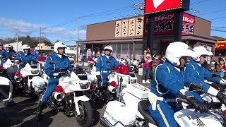 【箱根駅伝】ランナー先導に従事するため奮闘する白バイ集団