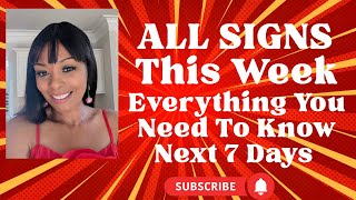 ✨🔮All Signs- Happening This Week|Next 7 Days💻🗓️W/Time Stamps⏳ Aries-Pisces ‼️💫‼️
