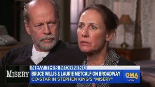 Bruce Willis' Behind the Scenes Look at 'Misery' on Broadway