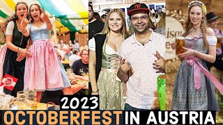 OKTOBERFEST in Vienna, Austria 🇱🇻| Kaiserwiesn 2023 | Travofoodie VLOG