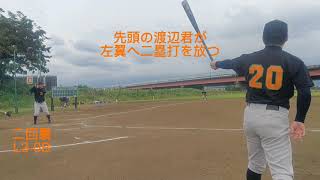 6月27日10時30分～12時30分目黒区立砧野球場C面LOAN戦ダイジェスト動画