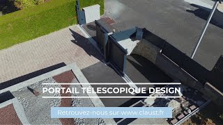 Portail télescopique SIB et clôture en ALUMINIUM - Filmé au DRONE !