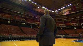 Julius Erving Says Good Bye to the Spectrum