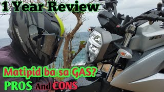 Gixxer 155 Fi Pros and Cons | Gas Consumption | 1 Year Owner's Review |  JunMotoventures