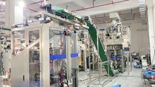 Samfull 1kg 2kg rice automatic packing system, rice secondary packaging machine, rice repack machine