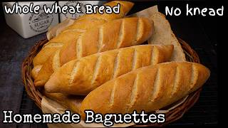 No More Store-Bought! Make This Healthy 4-Ingredient Bread at Home| Easy French Baguette Recipe