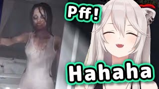 Botan Keeps Laughing At The Jumpscares 【ENG Sub/Hololive】