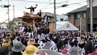 令和元年9月13日（金）岸和田だんじり祭り　2回目試験曳き