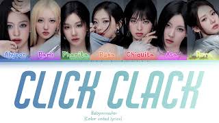 Babymonster Click clack color coded lyrics (7 members)