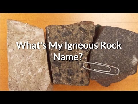 What is fine grained rock called?