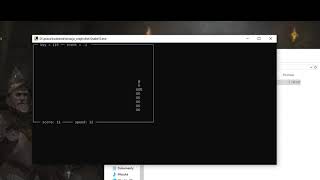 Snake game in Python with Curses
