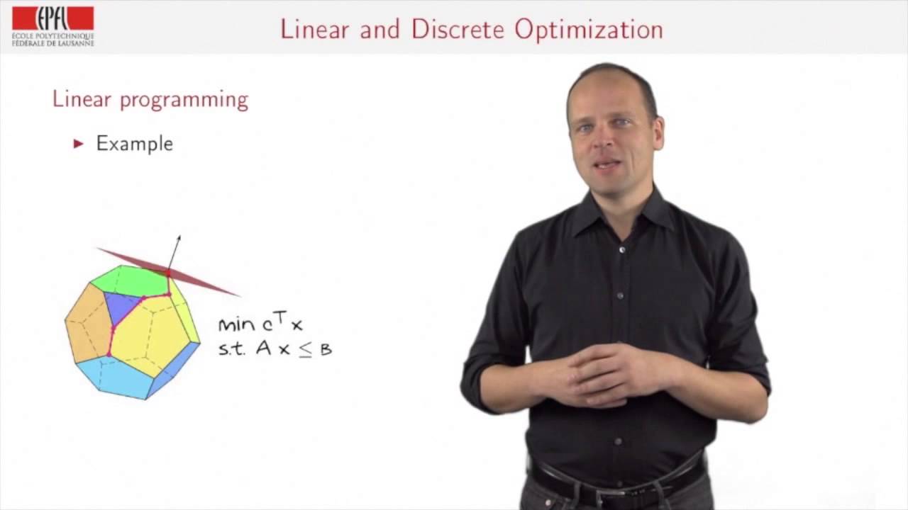 Linear Discrete Optimization Youtube
