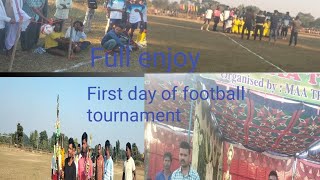 First day of our Village football tournament Bangomunda #Fulenjoy#trending #football