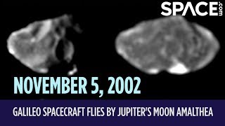 OTD in Space - Nov. 5: Galileo Spacecraft Flies by Jupiter’s Moon Amalthea