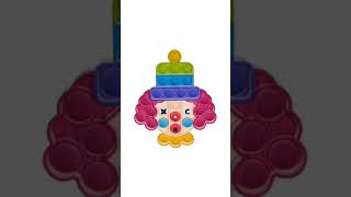 #Short 📽️ Clown 🤡 Pop It Fidget Toys ⛹️ 👦