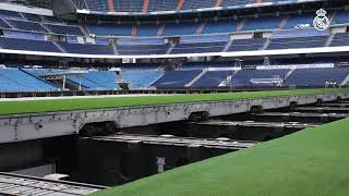La nouvelle pelouse rétractable du Santiago Bernabéu est tout simplement impressionnante