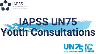 IAPSS Asia's UN75 Youth Consultation on Youth Peace & Security