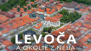 Levoča a okolie z neba