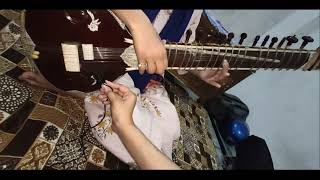 Sitar Music Instrumental || National anthem of India || Playing Sitar || Video 1