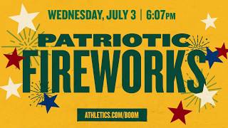 Patriotic Fireworks July 3rd