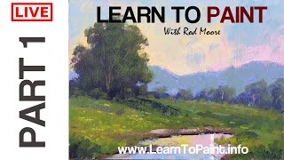 Acrylic Painting Beginners - Part 1 Live Stream