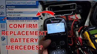 Need to CONFIRM Battery Change on your Mercedes? / Review CGSULIT BD715 Professional Battery Tester