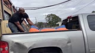 How to load a bounce house onto a pickup truck: The Easy Way