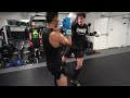 sparring a super tall pro featherweight breakdown