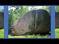 a glacial erratic in northern new hampshire